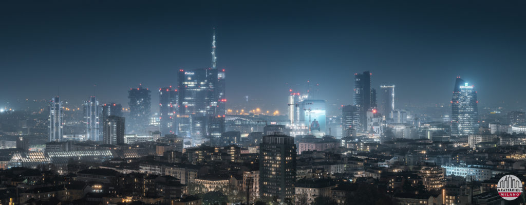 Skyline di Milano, zona Porta Nuova. ©2019 Ludovico Balena