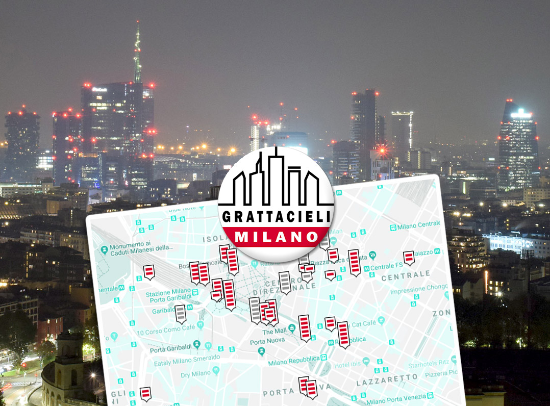MAPPA dei Grattacieli di Milano